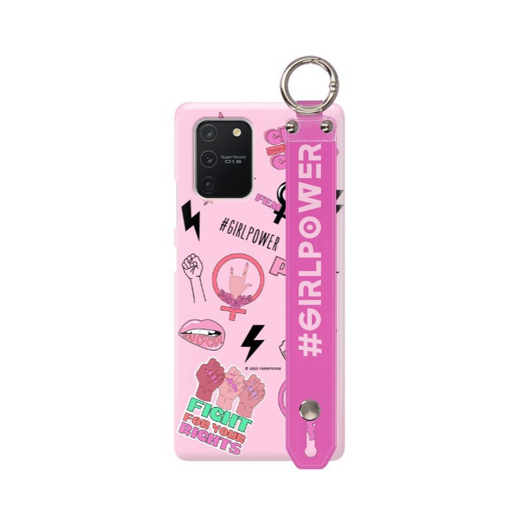 Etui Samsung GALAXY A91 / S10 LITE, Etui z Uchwytem Transparent - FunnyCase