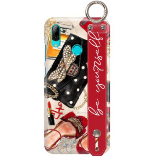 Etui Huawei P SMART Z / Y9 PRIME 2019, Etui z Uchwytem Transparent - FunnyCase