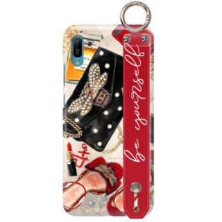 Etui Huawei Y6 2019, Etui z Uchwytem Transparent - FunnyCase