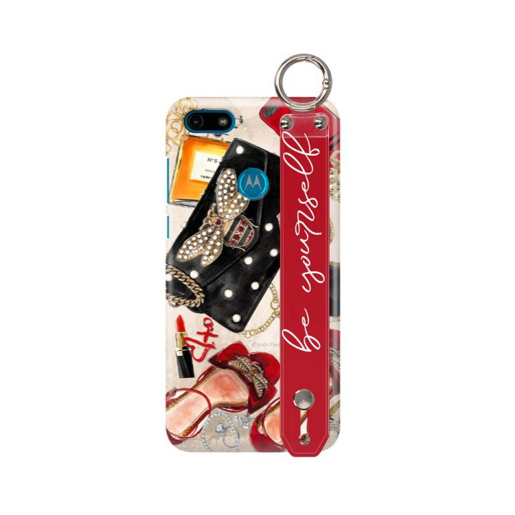 Etui Motorola MOTO E6 PLAY, Etui z Uchwytem Transparent - FunnyCase