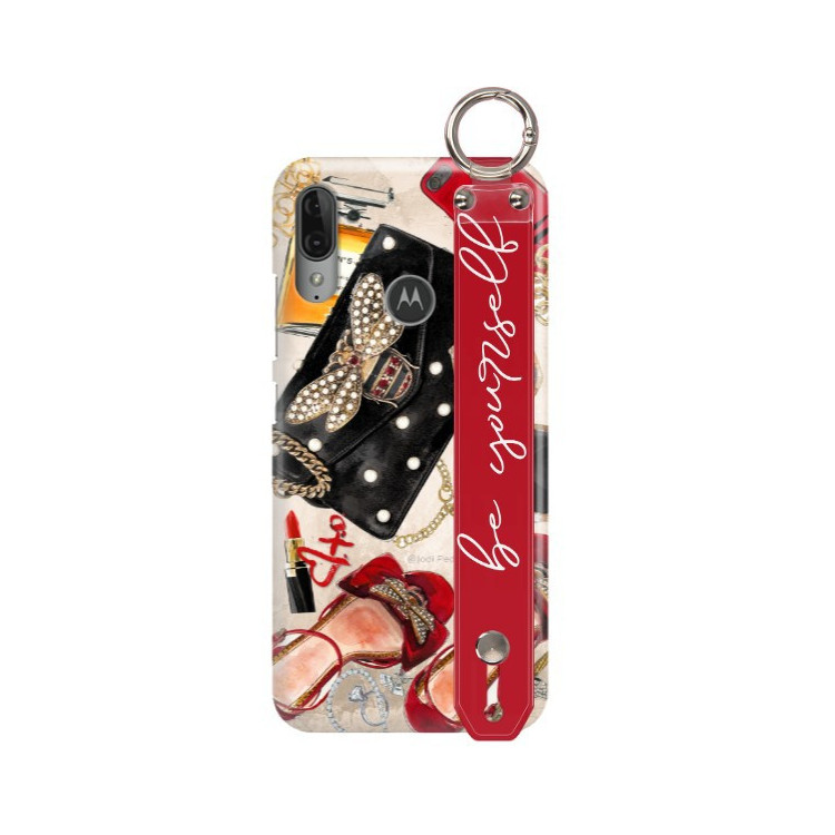 Etui Motorola MOTO E6 PLUS, Etui z Uchwytem Transparent - FunnyCase