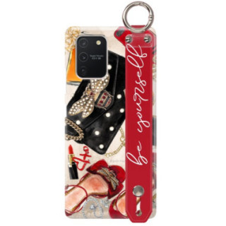 Etui Samsung GALAXY A91 / S10 LITE, Etui z Uchwytem Transparent - FunnyCase