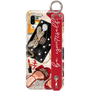 Etui Samsung GALAXY A20E, Etui z Uchwytem Transparent - FunnyCase