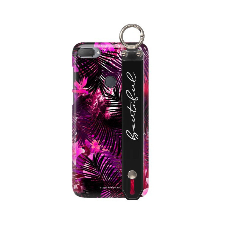 Etui Htc DESIRE 12 PLUS, Etui z Uchwytem Transparent - FunnyCase