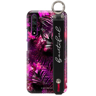 Etui Huawei NOVA 5, Etui z Uchwytem Transparent - FunnyCase