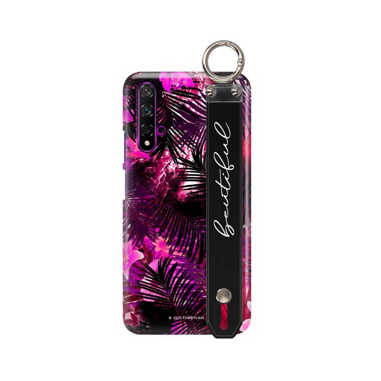 Etui Huawei NOVA 5, Etui z Uchwytem Transparent - FunnyCase