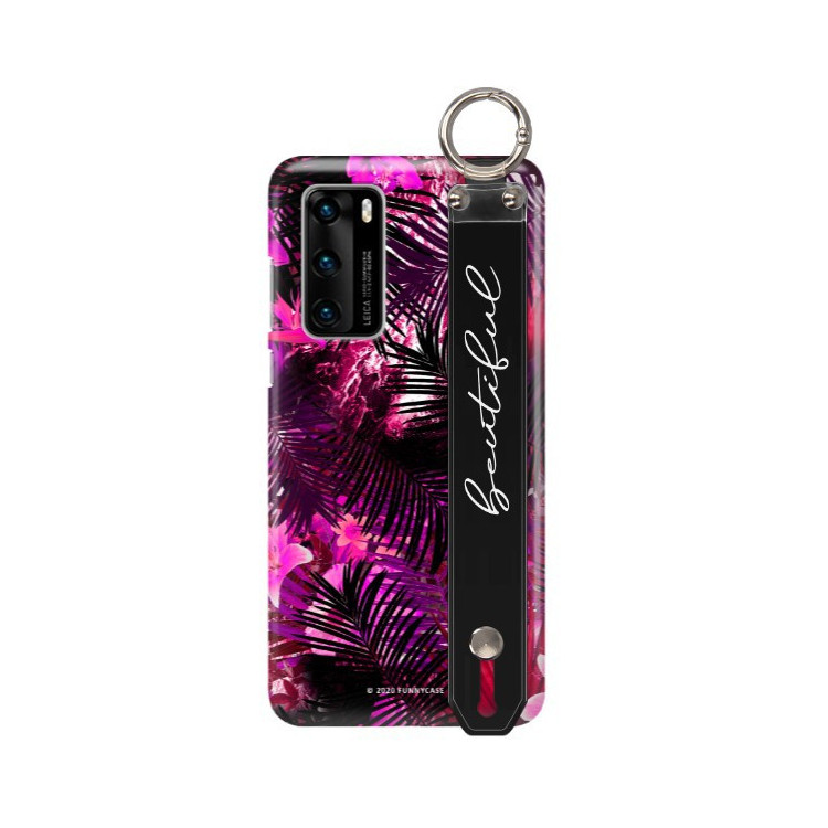 Etui Huawei P40, Etui z Uchwytem Transparent - FunnyCase