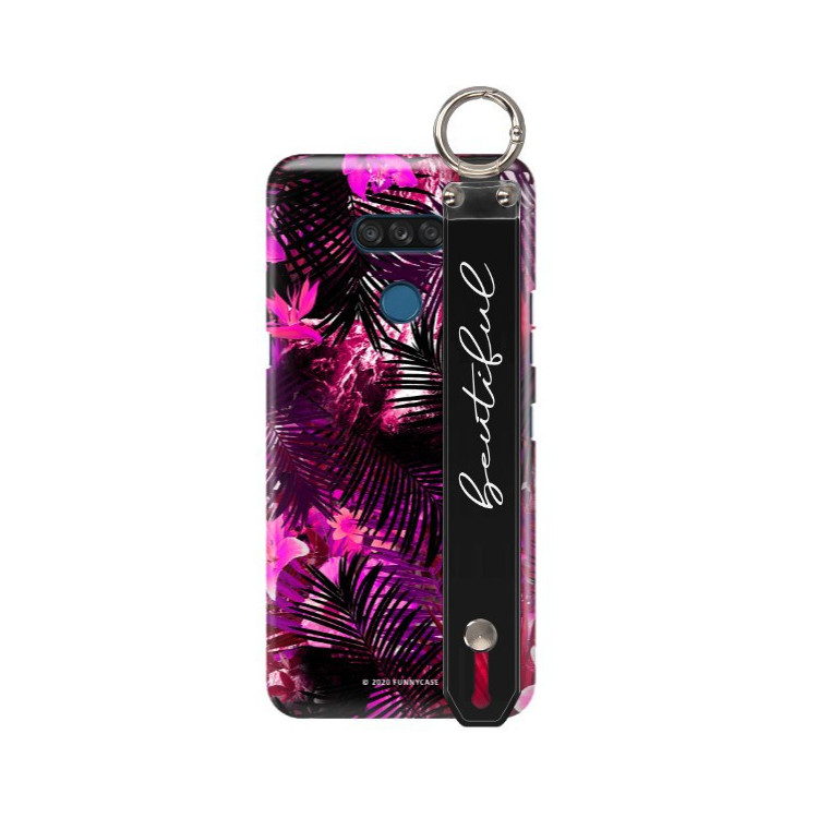 Etui Lg K50S, Etui z Uchwytem Transparent - FunnyCase