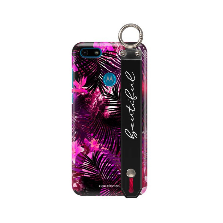 Etui Motorola MOTO E6 PLAY, Etui z Uchwytem Transparent - FunnyCase