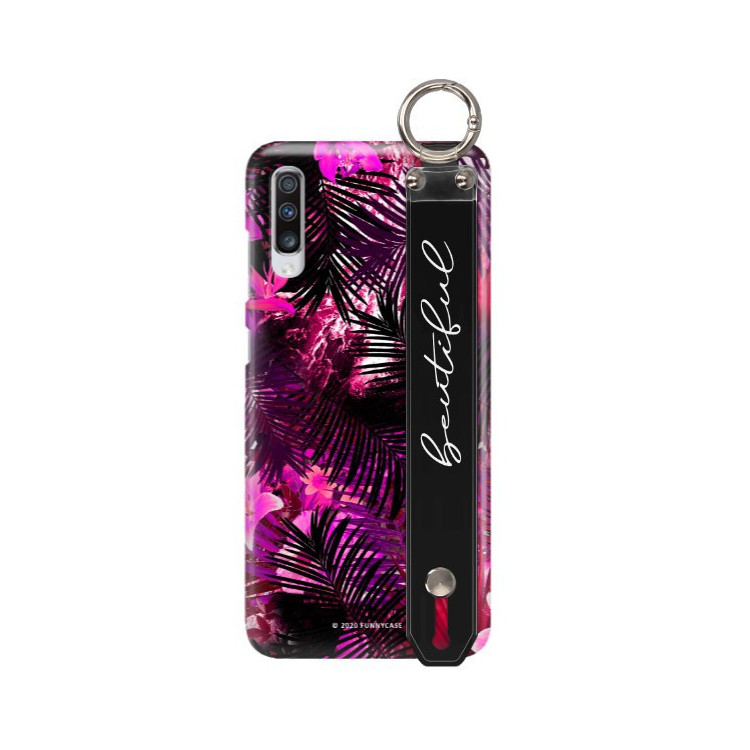 Etui Samsung GALAXY A70, Etui z Uchwytem Transparent - FunnyCase