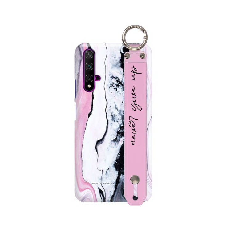 Etui Huawei NOVA 5, Etui z Uchwytem Transparent - FunnyCase