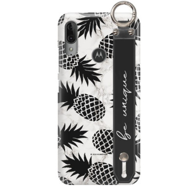 Etui Motorola MOTO E6 PLUS, Etui z Uchwytem Transparent - FunnyCase