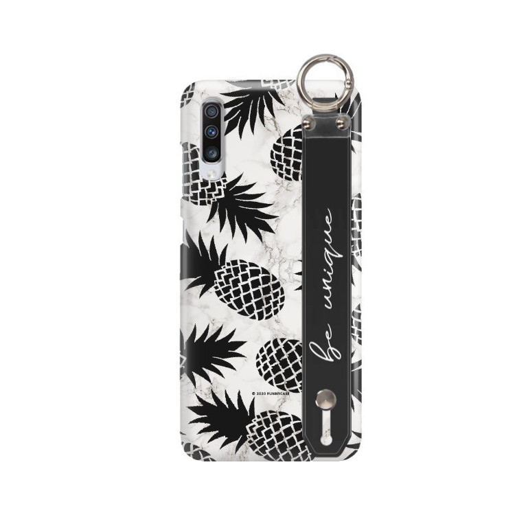 Etui Samsung GALAXY A70, Etui z Uchwytem Transparent - FunnyCase