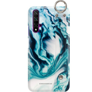 Etui Huawei NOVA 5, Etui z Uchwytem Transparent - FunnyCase