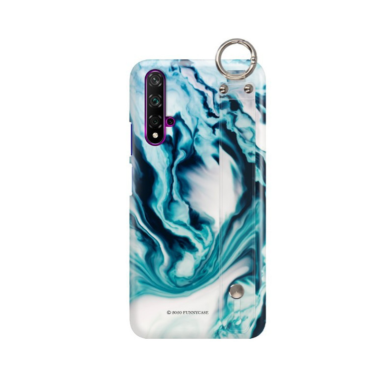 Etui Huawei NOVA 5, Etui z Uchwytem Transparent - FunnyCase