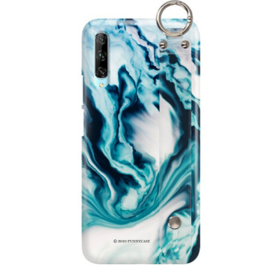 Etui Huawei P SMART PRO 2019 / HONOR Y9S, Etui z Uchwytem Transparent - FunnyCase