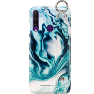 Etui Huawei Y6P, Etui z Uchwytem Transparent - FunnyCase