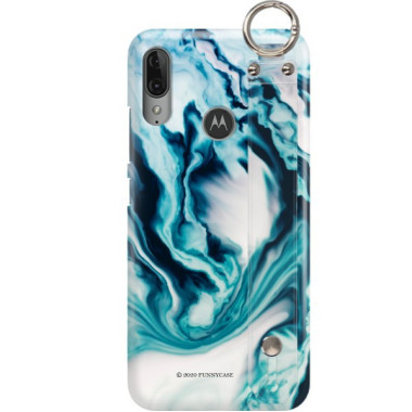 Etui Motorola MOTO E6 PLUS, Etui z Uchwytem Transparent - FunnyCase
