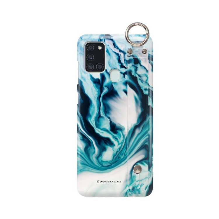 Etui Samsung GALAXY A21S, Etui z Uchwytem Transparent - FunnyCase