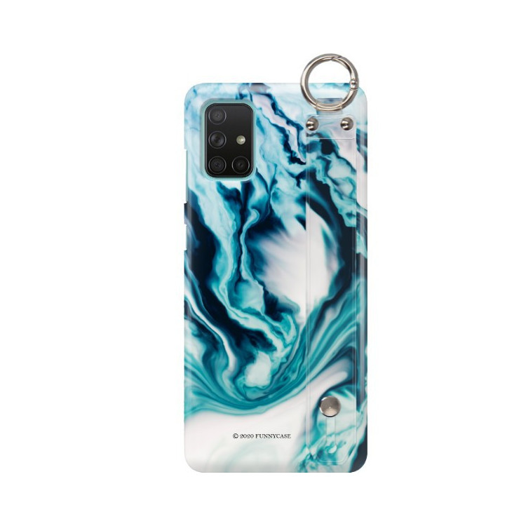 Etui Samsung GALAXY A71, Etui z Uchwytem Transparent - FunnyCase