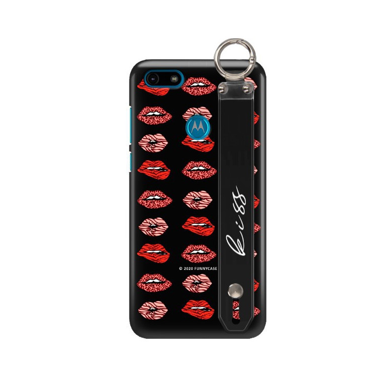 Etui Motorola MOTO E6 PLAY, Etui z Uchwytem Transparent - FunnyCase