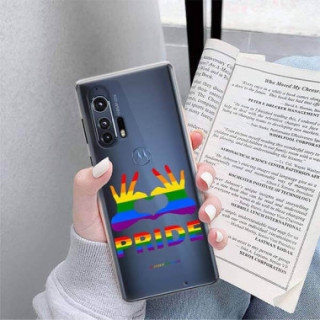 ETUI CLEAR NA TELEFON MOTOROLA EDGE PLUS LGBT-2020-1-100