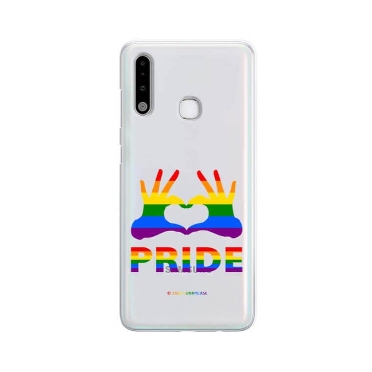 ETUI CLEAR NA TELEFON SAMSUNG GALAXY A70E LGBT-2020-1-100