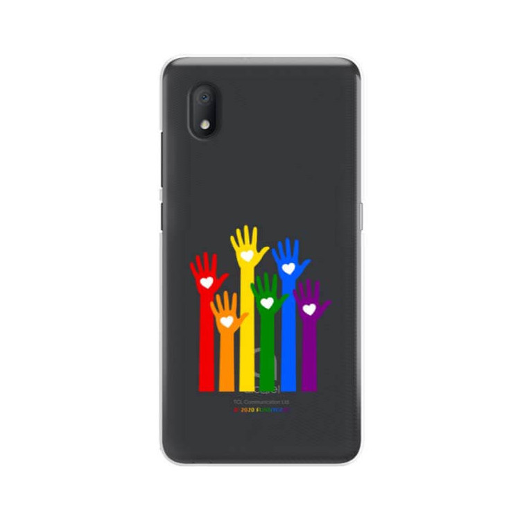 Etui Alcatel 1B 2020, Etui LGBT Wzory 2020-1 Wielokolorowy - FunnyCase