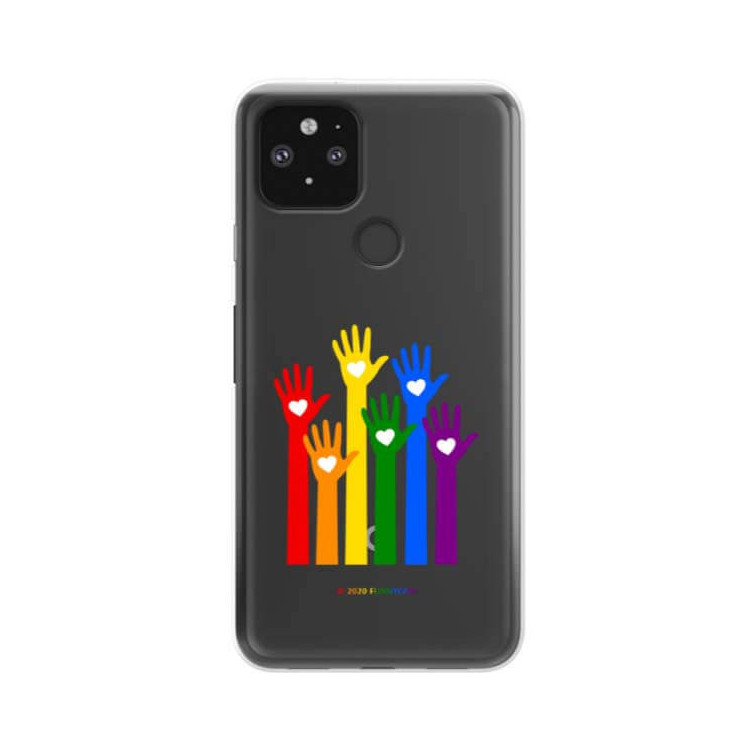 ETUI CLEAR NA TELEFON GOOGLE PIXEL 5 LGBT-2020-1-101