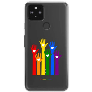 Etui Google PIXEL 5, Etui LGBT Wzory 2020-1 Wielokolorowy - FunnyCase