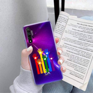 Etui Huawei NOVA 5, Etui LGBT Wzory 2020-1 Wielokolorowy - FunnyCase