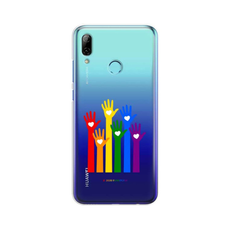 Etui Huawei P SMART 2019, Etui LGBT Wzory 2020-1 Wielokolorowy - FunnyCase