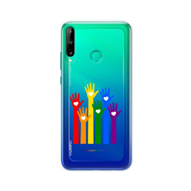 Etui Huawei P40 LITE E / Y7P, Etui LGBT Wzory 2020-1 Wielokolorowy - FunnyCase