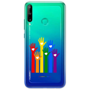 Etui Huawei P40 LITE E / Y7P, Etui LGBT Wzory 2020-1 Wielokolorowy - FunnyCase