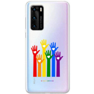 Etui Huawei P40, Etui LGBT Wzory 2020-1 Wielokolorowy - FunnyCase