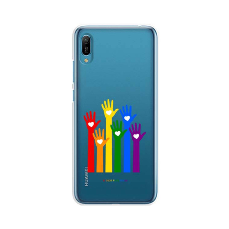 Etui Huawei Y6 2019, Etui LGBT Wzory 2020-1 Wielokolorowy - FunnyCase