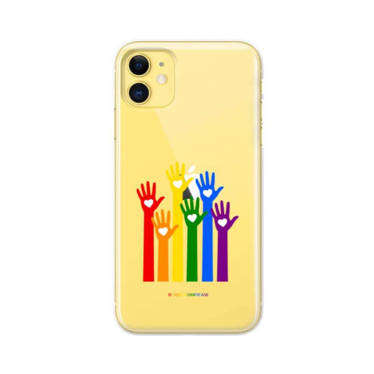 Etui Apple IPHONE 11, Etui LGBT Wzory 2020-1 Wielokolorowy - FunnyCase