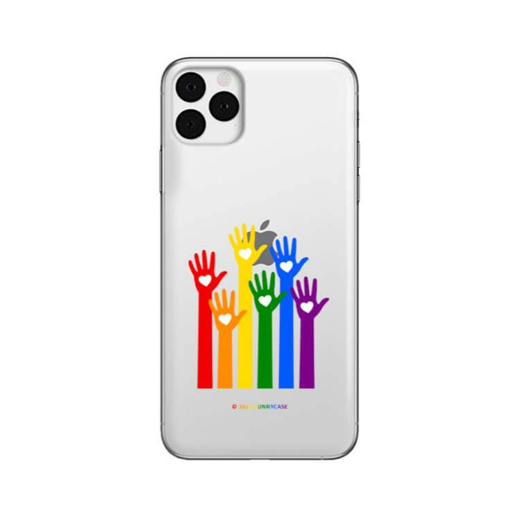 Etui Apple IPHONE 11 PRO, Etui LGBT Wzory 2020-1 Wielokolorowy - FunnyCase