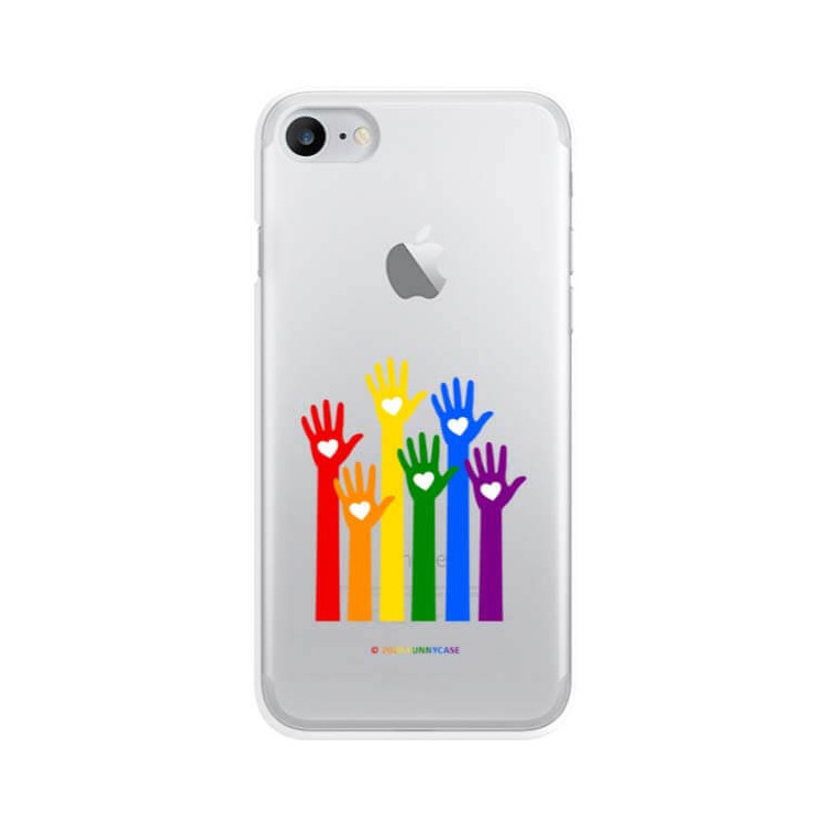 Etui Apple IPHONE 7 / 8, Etui LGBT Wzory 2020-1 Wielokolorowy - FunnyCase