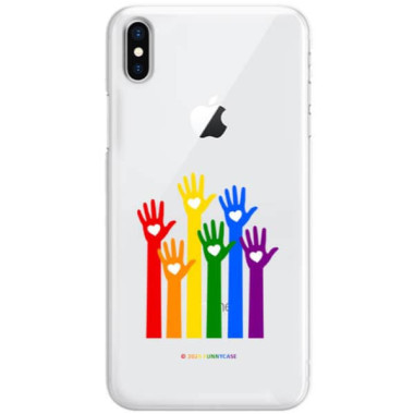 Etui Apple IPHONE X / XS, Etui LGBT Wzory 2020-1 Wielokolorowy - FunnyCase