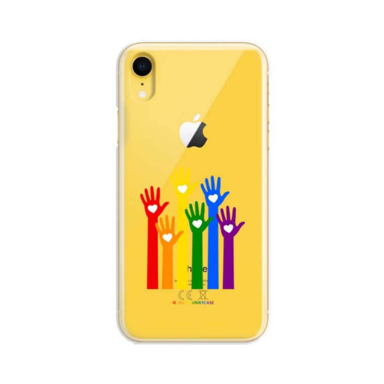 Etui Apple IPHONE XR, Etui LGBT Wzory 2020-1 Wielokolorowy - FunnyCase