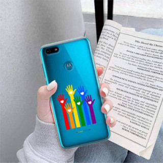 Etui Motorola MOTO E6 PLAY, Etui LGBT Wzory 2020-1 Wielokolorowy - FunnyCase