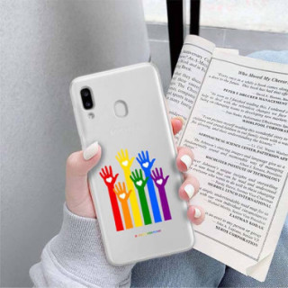 Etui Samsung GALAXY A20E, Etui LGBT Wzory 2020-1 Wielokolorowy - FunnyCase