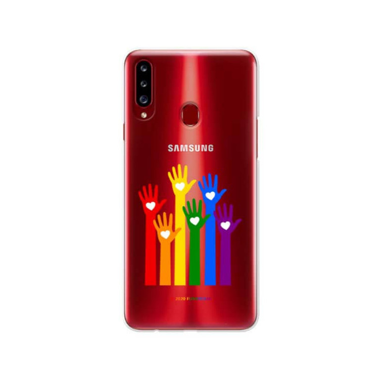 Etui Samsung GALAXY A20S, Etui LGBT Wzory 2020-1 Wielokolorowy - FunnyCase