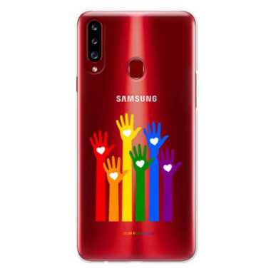 Etui Samsung GALAXY A20S, Etui LGBT Wzory 2020-1 Wielokolorowy - FunnyCase