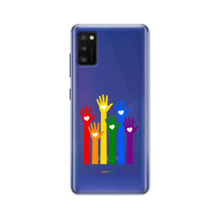 Etui Samsung GALAXY A41, Etui LGBT Wzory 2020-1 Wielokolorowy - FunnyCase