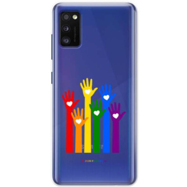 Etui Samsung GALAXY A41, Etui LGBT Wzory 2020-1 Wielokolorowy - FunnyCase