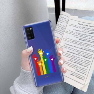 Etui Samsung GALAXY A41, Etui LGBT Wzory 2020-1 Wielokolorowy - FunnyCase