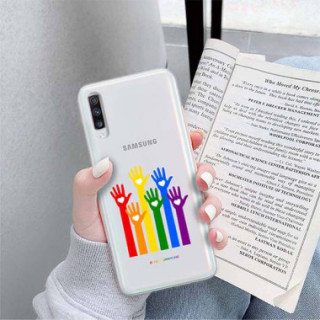 Etui Samsung GALAXY A70, Etui LGBT Wzory 2020-1 Wielokolorowy - FunnyCase