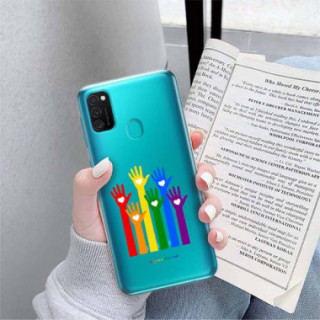 Etui Samsung GALAXY M21, Etui LGBT Wzory 2020-1 Wielokolorowy - FunnyCase